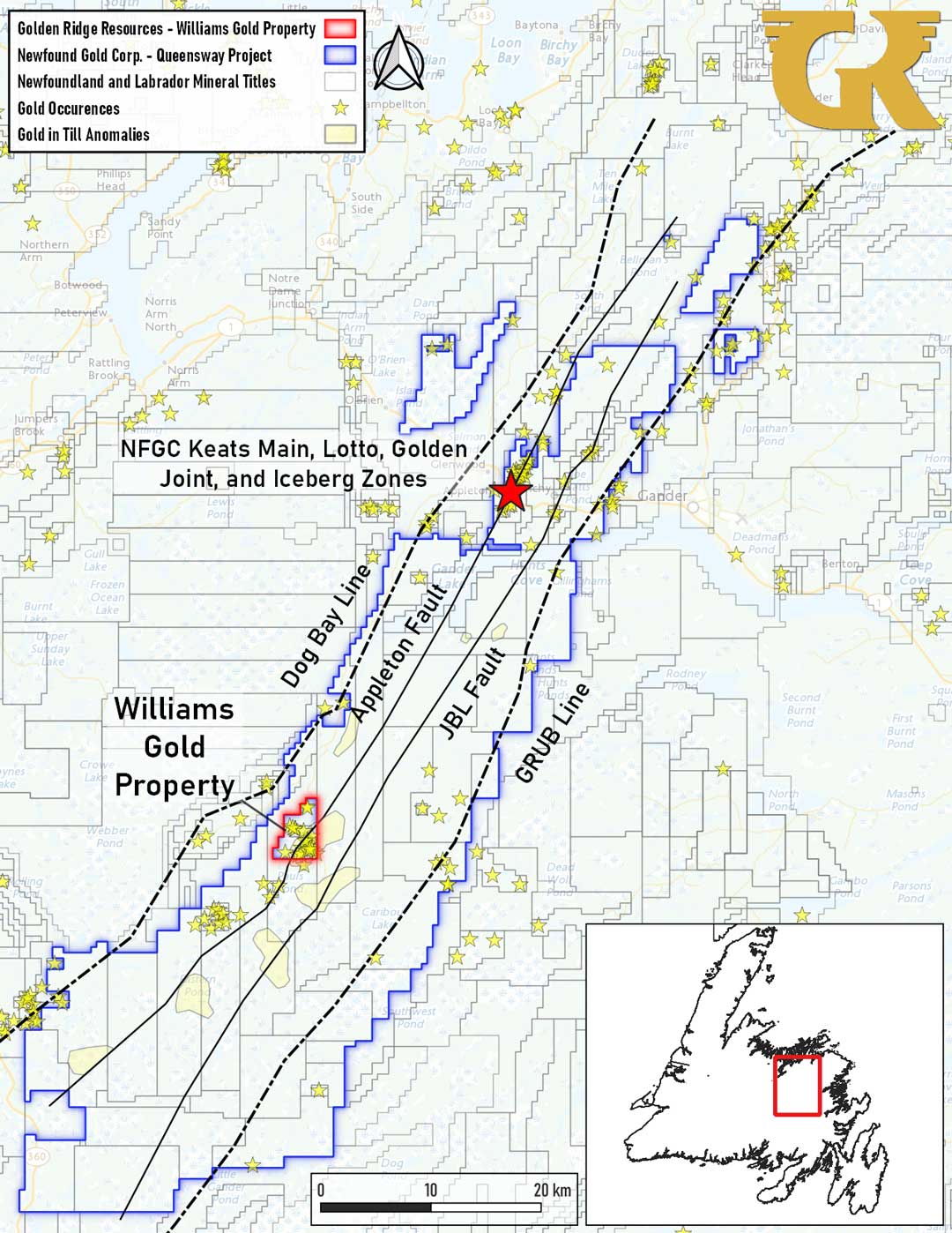 Figure 1 - Williams Gold Property Location (1)